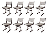 Conjunto de 8 cadeiras de jantar, ca. 1960 (Contato para Preço)