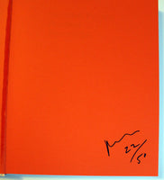 SIGNED Protest Paintings catalog with UNIQUE hand stickered cover by the artist, 2014