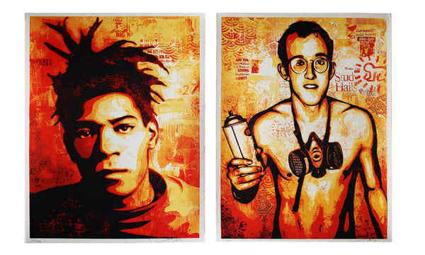Basquiat e Haring conjunto de 2, 2010